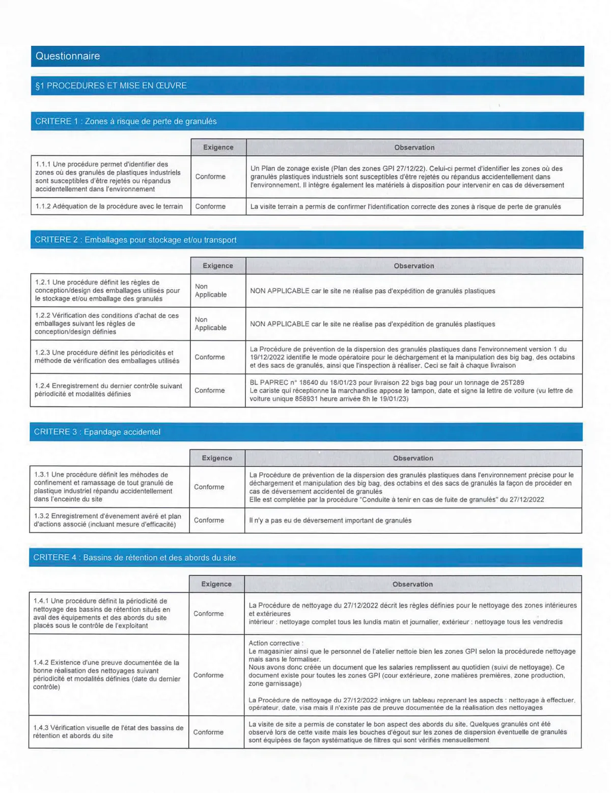 Veritas certif granulés décret 2021-2